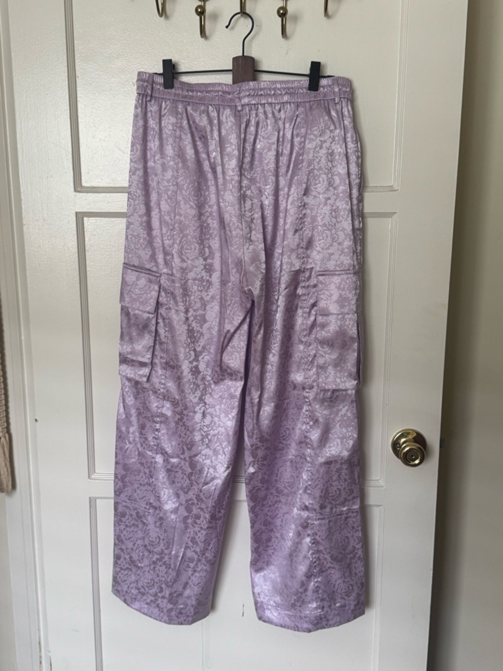Dressed in LALA Lavender Satin Suit - Picture 5 of 6